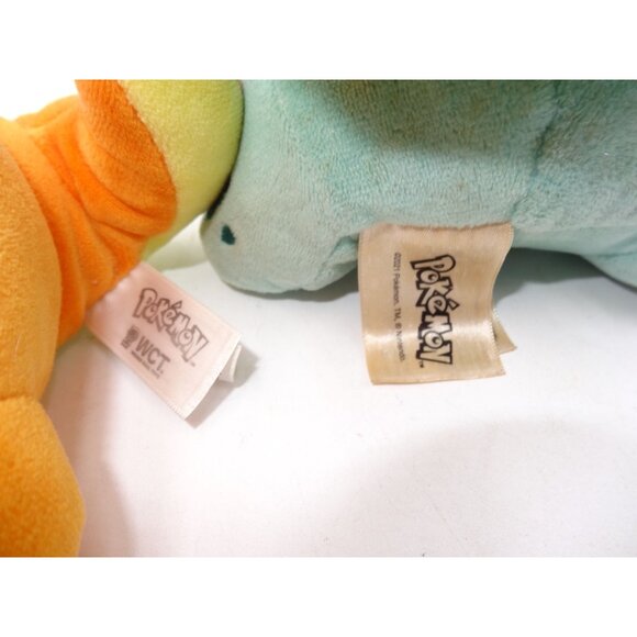 Pokemon Plush Toy Set Charmander Bulbasaur Pikachu Grookey Torchic 8" Official C - Picture 12 of 12